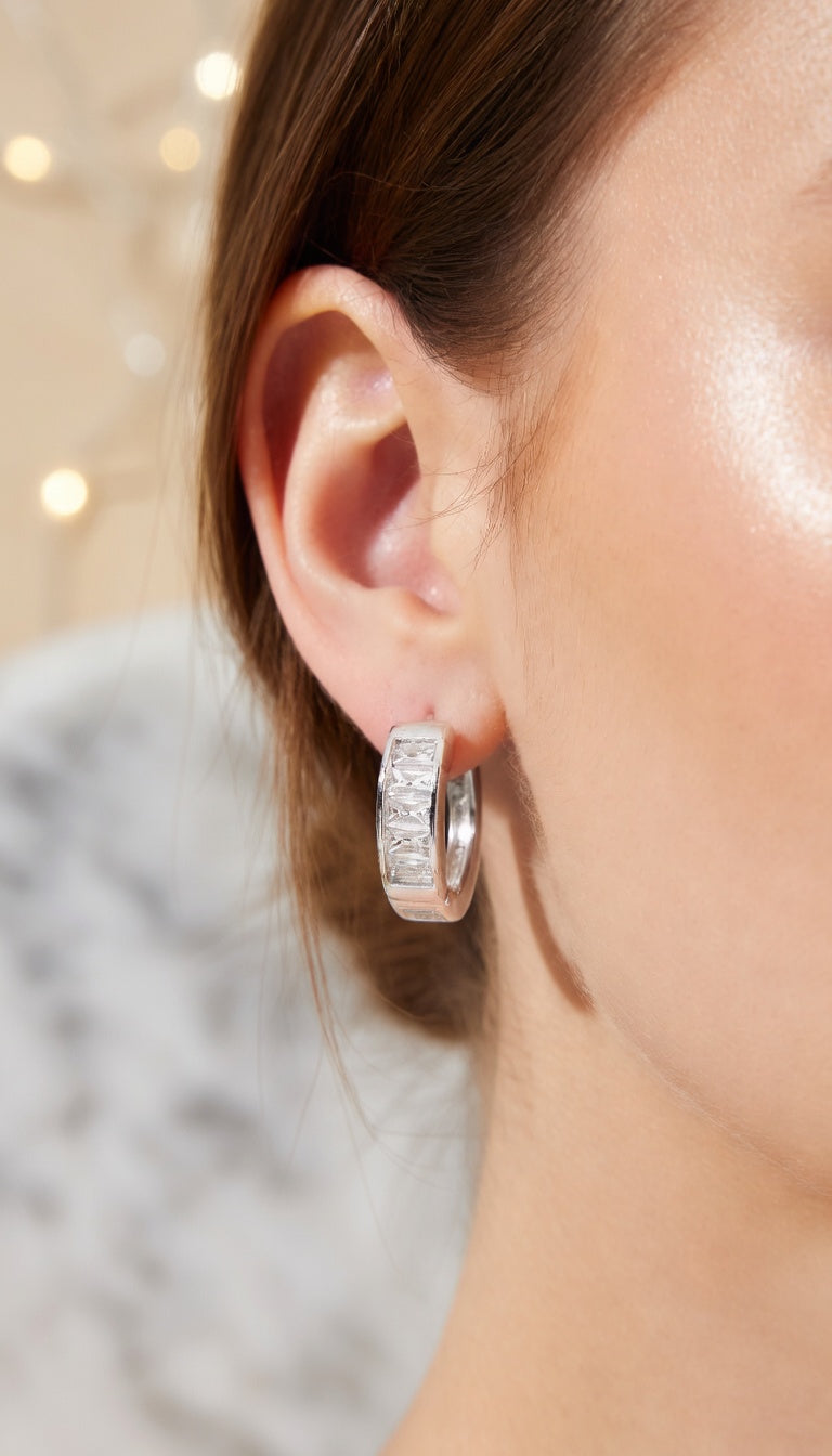 Silver Orbit Earrings